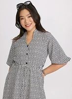 Geometric Print Dress