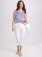 Floral Draped Top