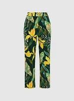 Olivia Palm Print Pants