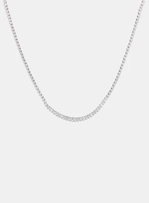 Cubic Zirconia Crystal Necklace
