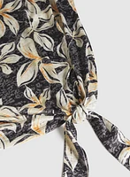 T-shirt à motif floral