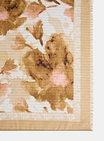 Floral Shimmer Scarf