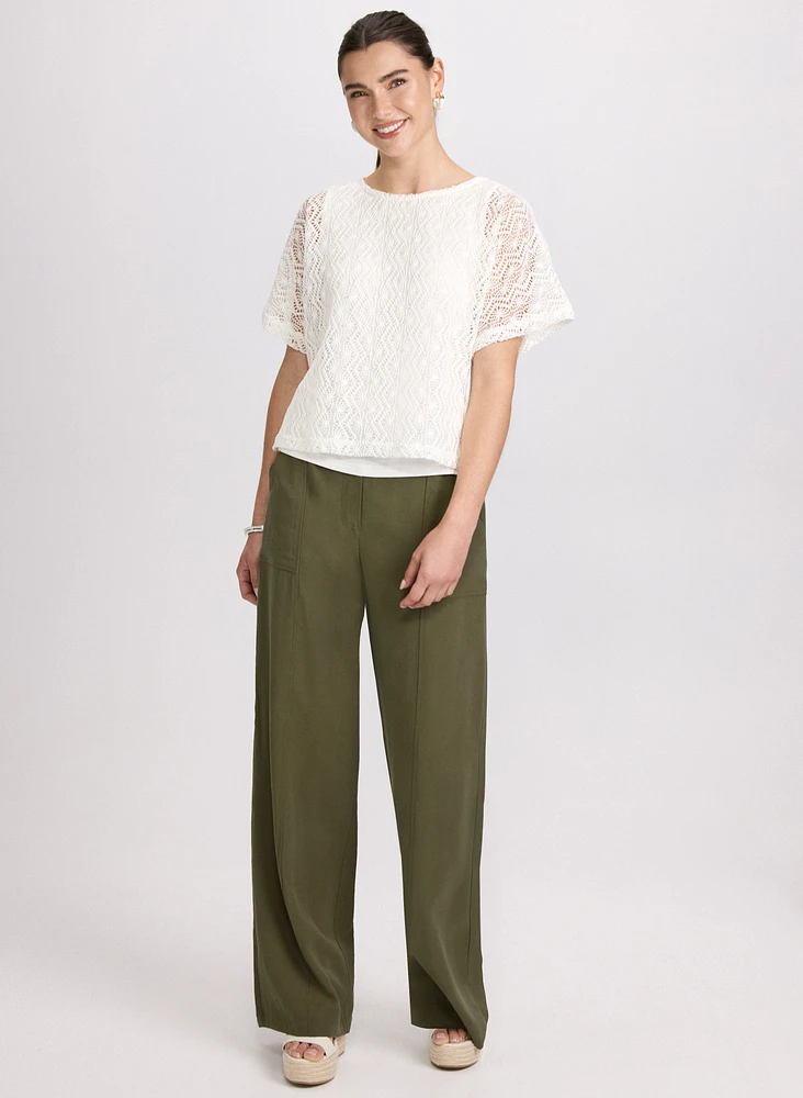 Pantalon Olivia à jambe large