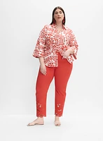 Melanie Lyne - Blouse en lin à motif paisley