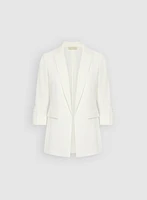 Open-Front Longline Blazer