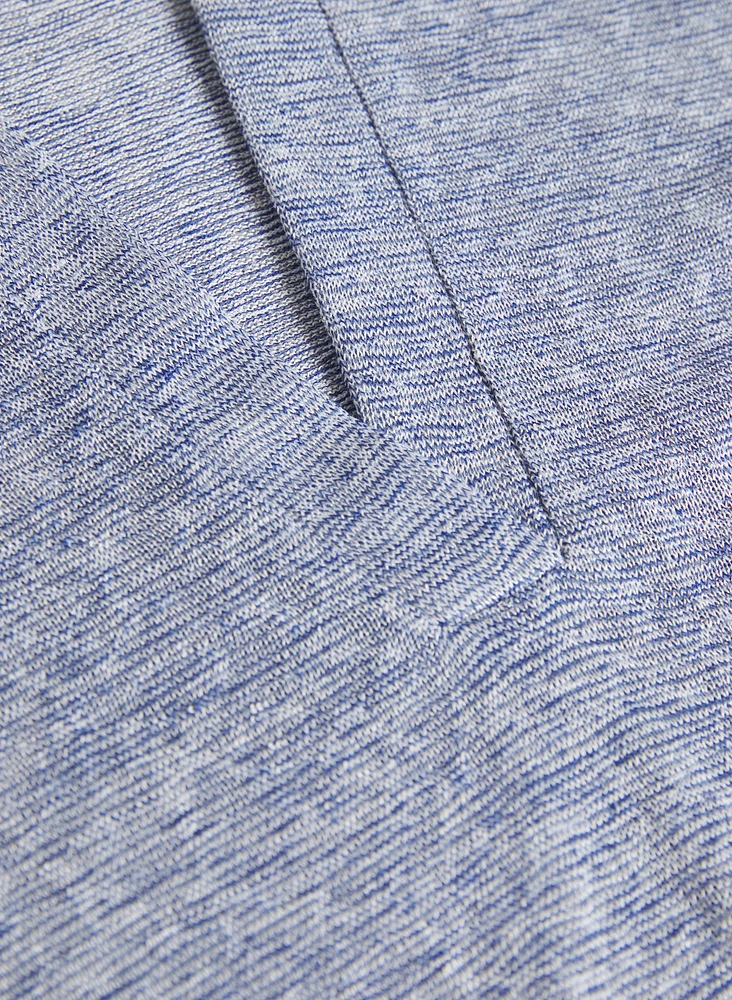 Melange Knit Top