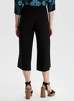 Side Slit Pull-On Capris