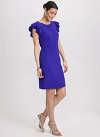 Ruffle Sleeve Dress