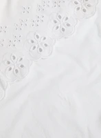 Eyelet Sleeve Tee