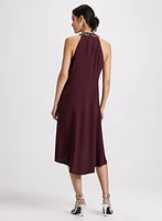 Beaded Halter Neck Dress