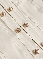Button Detail Denim Jacket