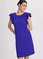 Ruffle Sleeve Dress