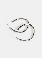Boucles d'oreilles en anneaux irréguliers