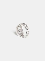 Bague à maillons de chaine