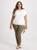 Crochet Trim T-Shirt