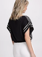 Geometric Print Top