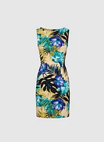 Tropical Print Dress