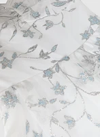 Robe florale à dos lac