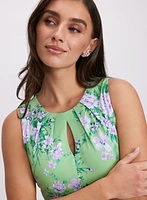 Floral Keyhole Dress