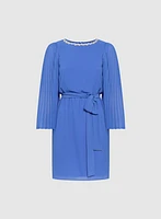 Embellished Cape Sleeve Dress