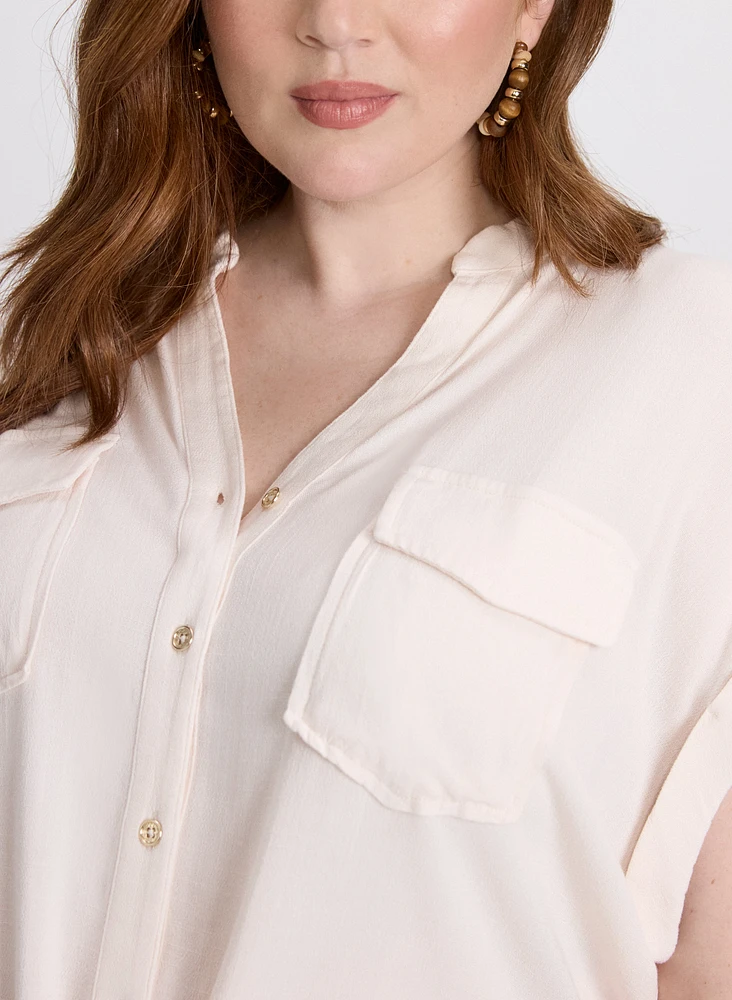 Front Tie Blouse