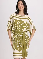 Abstract Print Dress
