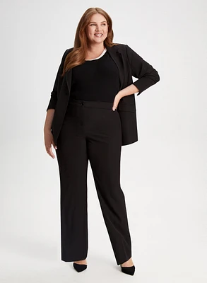 Notched Collar Blazer & Emma Straight Leg Pants
