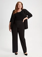 Notched Collar Blazer & Emma Straight Leg Pants