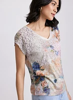 Mixed Print T-Shirt
