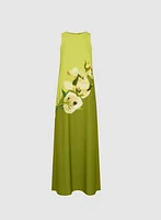 Floral Colour Block Dress