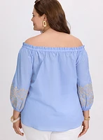 Off-The-Shoulder Blouse