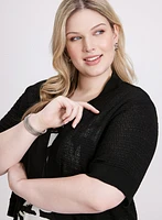 Pointelle Knit Bolero