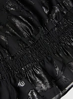 Foil Floral Blouse