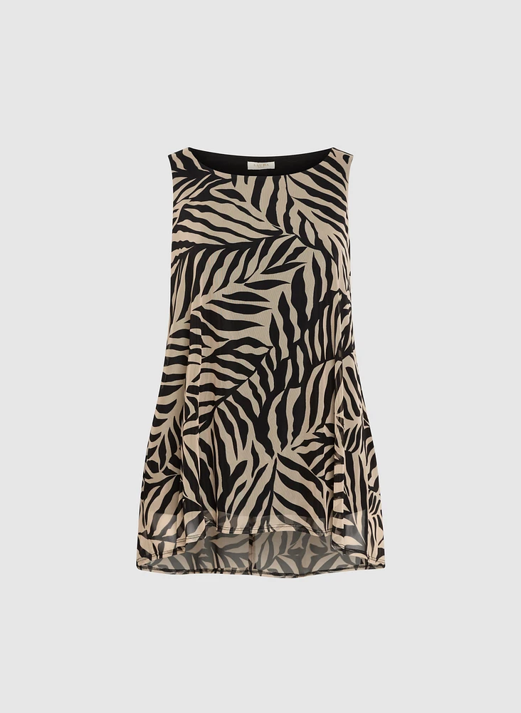 Leaf Print Top