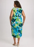 Tropical Self-Tie Dress