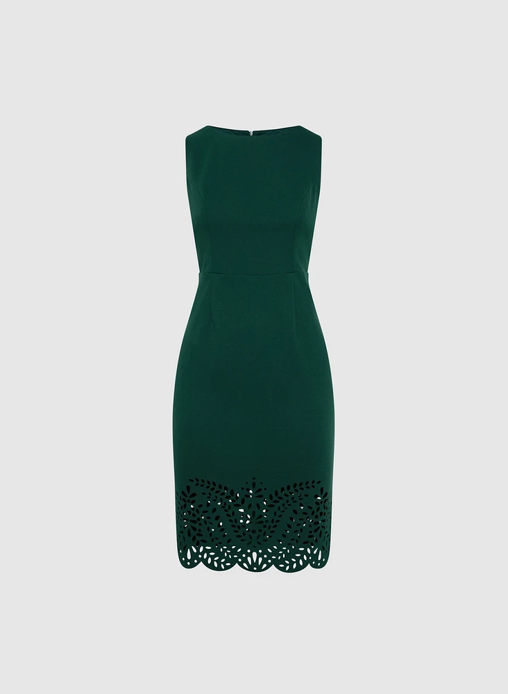 Cut-Out Hem Dress