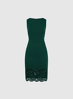 Cut-Out Hem Dress