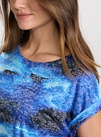 Embellished Abstract T-Shirt