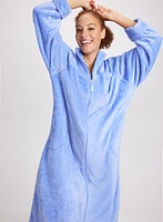 Robe de chambre matelassée à fermeture éclair