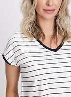 Stripe Print T-Shirt