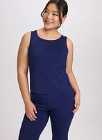 Ensemble à veste, haut et pantalon