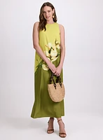 Floral Colour Block Dress