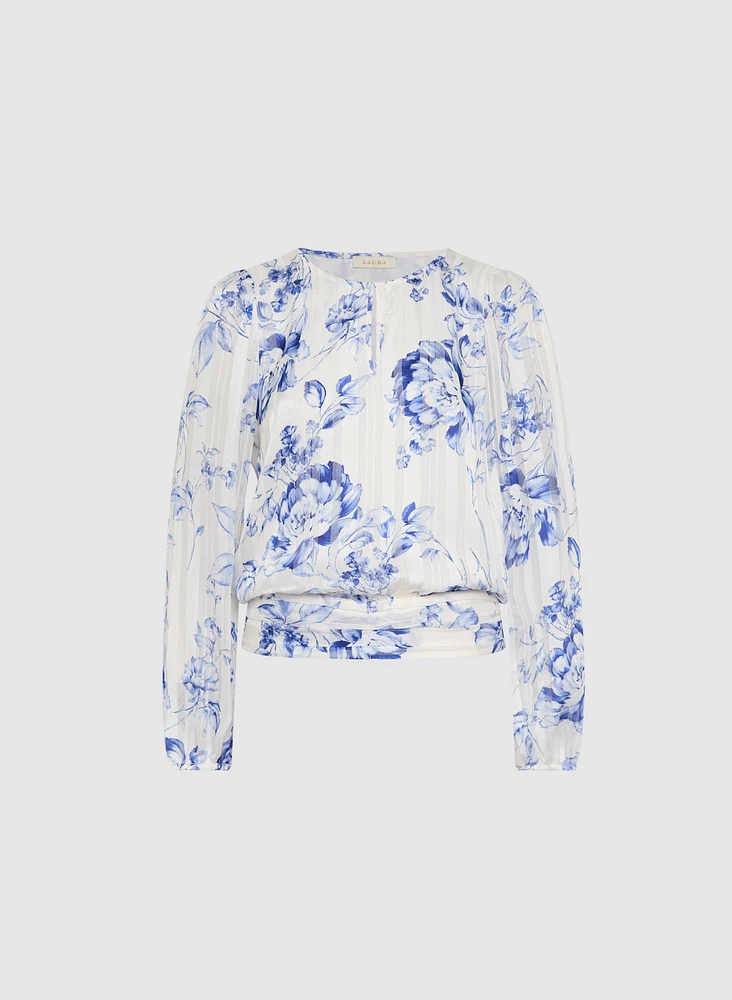 Floral Print Blouse