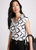 Ring Print Top