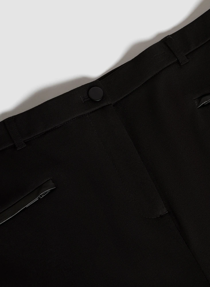 Mia Zip Detail Pants - Regular