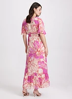Robe cache-coeur florale