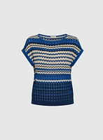 Lurex Striped Knit
