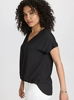 Bubble Hem Blouse