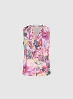 Floral Ruffle Blouse