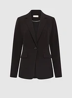 Notched Collar Blazer